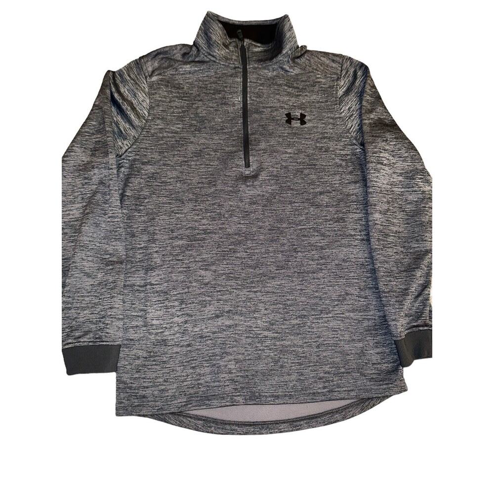 Men’s Under Armour Fleece Lined 1/4 Zip Cold Gear‎ Loose Fit Top, Blue size S